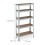 Storage shelf with 5 shelves 4