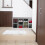 White shoe bench with 10 compartments 5
