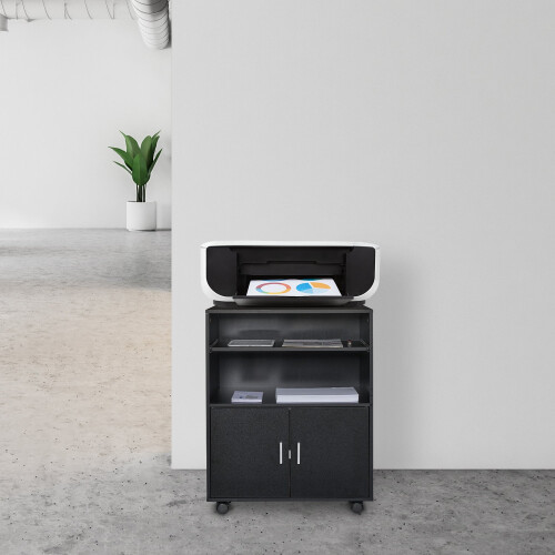 Mobile pedestal with keyboard box 1