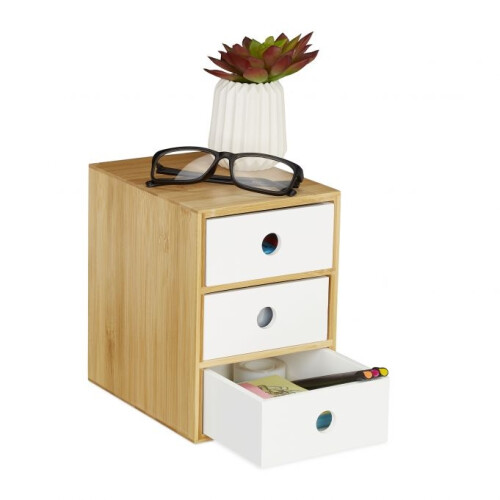 Schreibtisch-Organizer mit 3 Schubladen