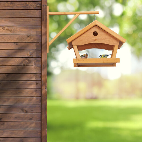 Wand für Vogelhäuschen 1