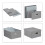 Aufbewahrungsbox mit Deckel 2er Set 6