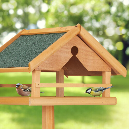 Bird table on pole 2