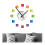 Wanduhr DIY bunt 1