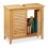 Waschbeckenunterschrank aus Bambus 1
