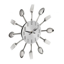 Wanduhr Besteck