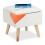 Stool with storage space Artificial leather 1