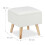 Stool with storage space Artificial leather 4