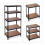 Storage shelf 1325 kg black 6