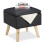 Stool with storage space Artificial leather 1