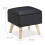 Stool with storage space Artificial leather 4