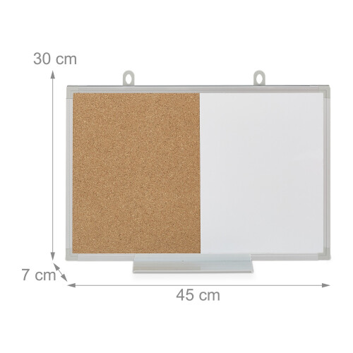 Combinação de quadro de avisos e quadro magnético 2