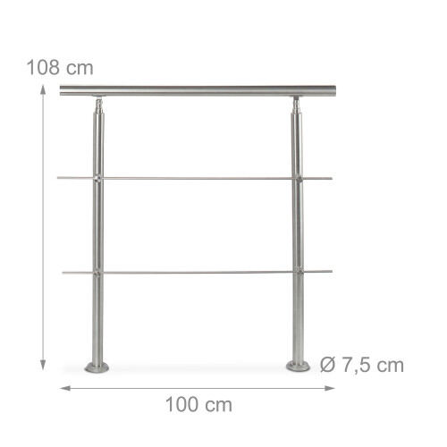 Treppengeländer aus Edelstahl 2