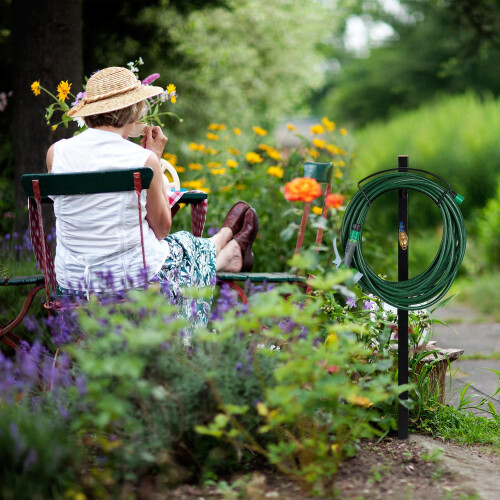 Gartenhahn mit Schlauchhalter 1