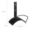Schlauchhalter Wand schwarz 4