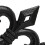 2x shelf bracket with French lily cast iron 7