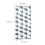 Duschrollo mit geometrischem Design 4