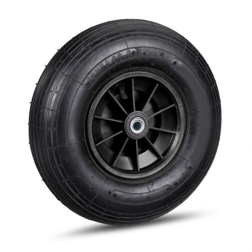 Wheel for wheelbarrow solid rubber 4.00-6