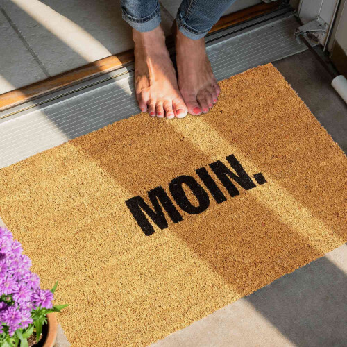 Fußmatte in Kokos „Moin.“ 1