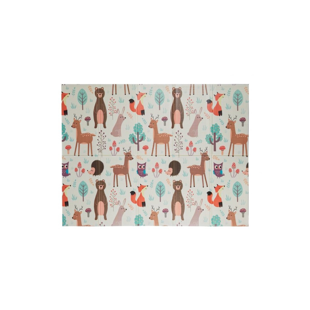 Foldable Play Mat With Forest Animals B2x