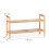Stackable shoe shelf in walnut 4