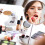 Make-up-Aufbewahrung mit 3 Fächern 3