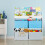 Kinderregal mit 4 Stoffschubladen 2