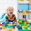 Kinderregal mit 4 Stoffschubladen 6