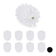 Replacement brush head for toilet brush Set of 9