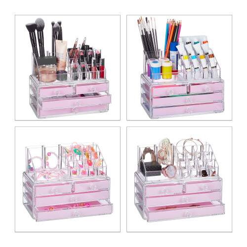 Make-up-Aufbewahrung mit 4 Schubladen 2