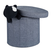 Hocker mit Stauraum Größe L rund
