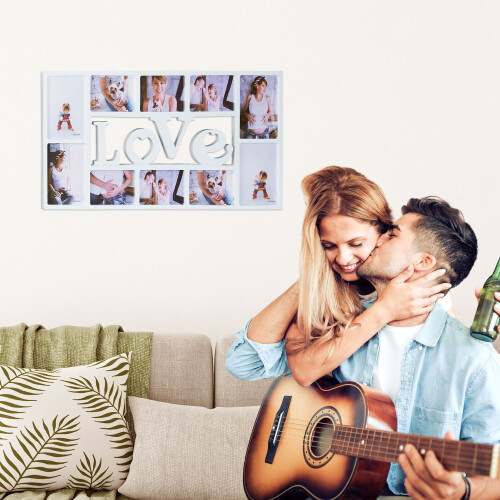 Collageramme LOVE til 10 billeder 1