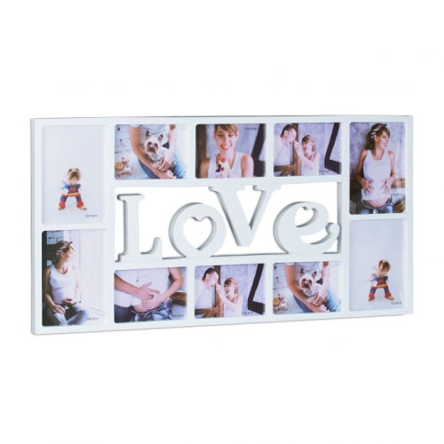 Collageramme LOVE til 10 billeder