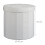 Stool with storage space size L round 4