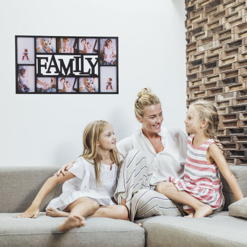 Family collage frame for 10 photos 1