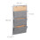 Bamboo wall holder for office and hall 4