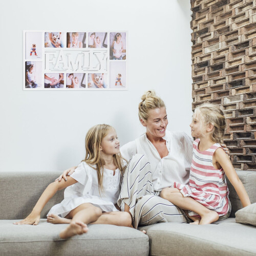 Family collage frame for 10 photos 1