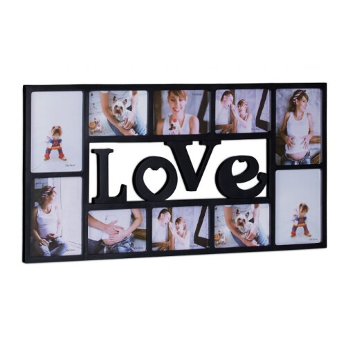 Collageramme LOVE til 10 billeder
