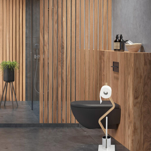 WC-Stuhl stehend weiß 2