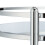 Serving trolley round silver 7