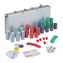 Pokertasche mit 500 Chips