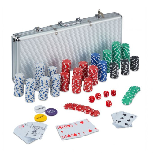 Pokertasche mit 500 Chips
