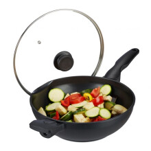 Wok con coperchio induzione