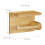 Toilettenpapierhalter mit Ablage 4