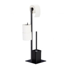 Toilettensitz in Schwarz