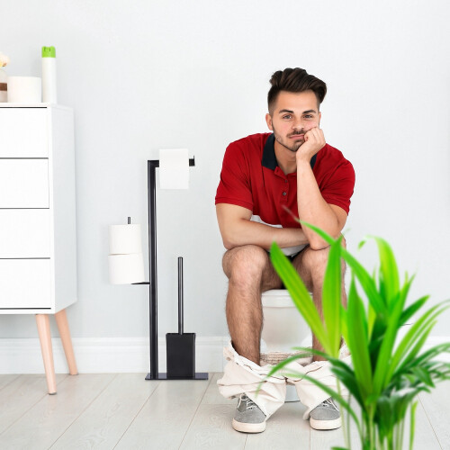 Toilettensitz in Schwarz 2
