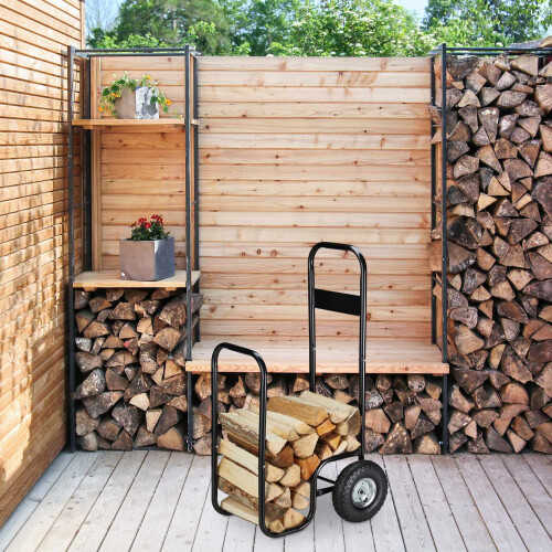 Wood wagon with tarpaulin 1