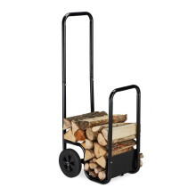 Holzwagen schwarz