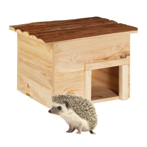 Igelhaus aus Holz