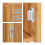 Wandschrank für Badezimmer aus Bambus 9